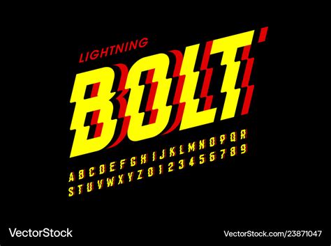 free font bolt.